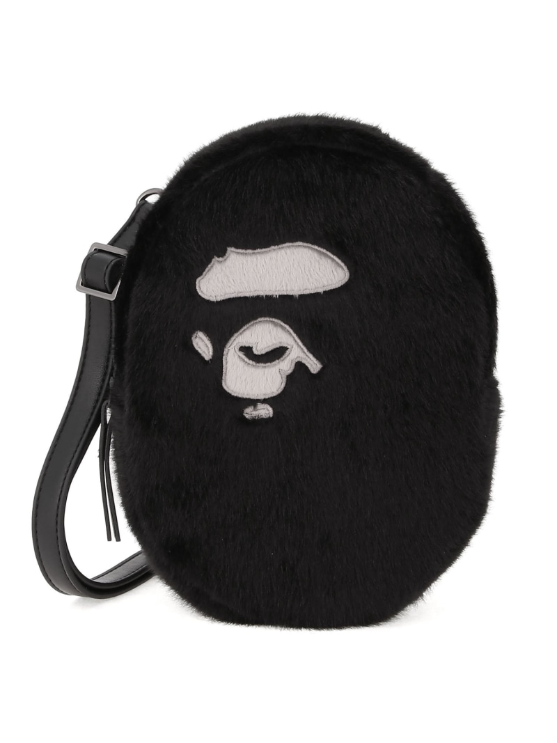 楽天市場】A BATHING APE APE HEAD FAUX FUR MINI SHOULDER BAG ア