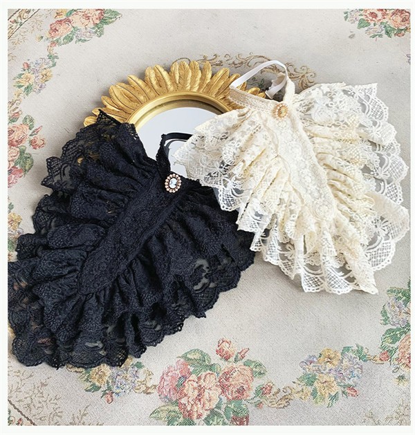 楽天市場】ジャボ 付け襟 つけ襟 レディース レース ラフ襟 ラフカラー