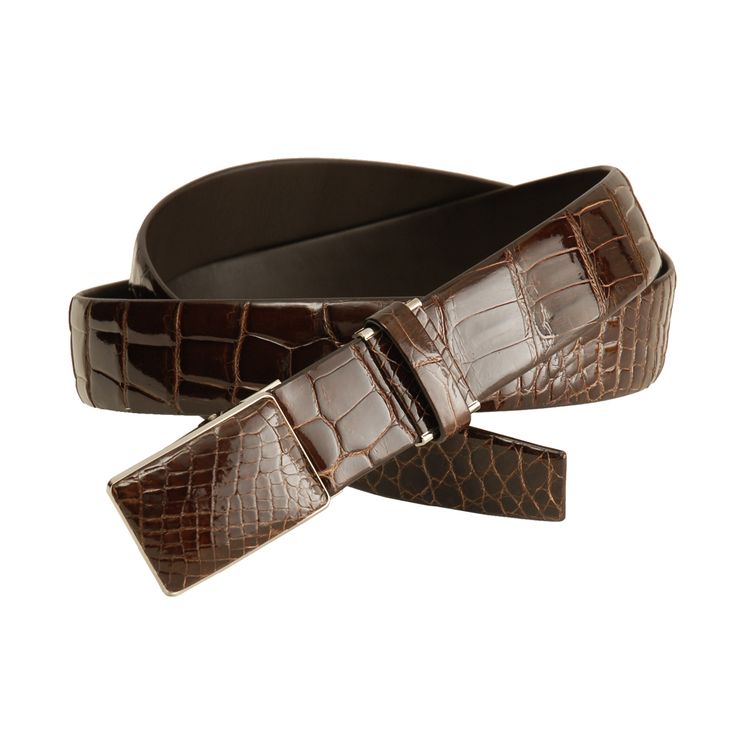 楽天市場】日本製 クロコダイル ベルト マット仕上げ メンズベルト 牛