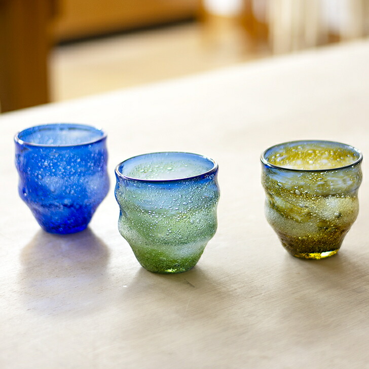 楽天市場】宙吹ガラス工房虹 稲嶺盛一郎（琉球ガラス）宙吹きグラス