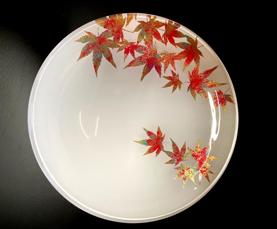 楽天市場】【ポイント20倍】 蒔絵 MAKIE 紅葉 もみじ フラットプレート