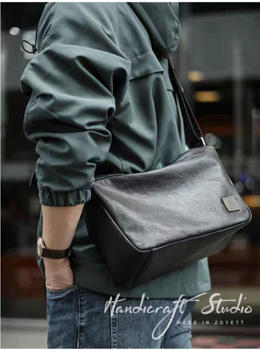 楽天市場】本革 メンズ ショルダーバッグ ブランド 男性用 牛革