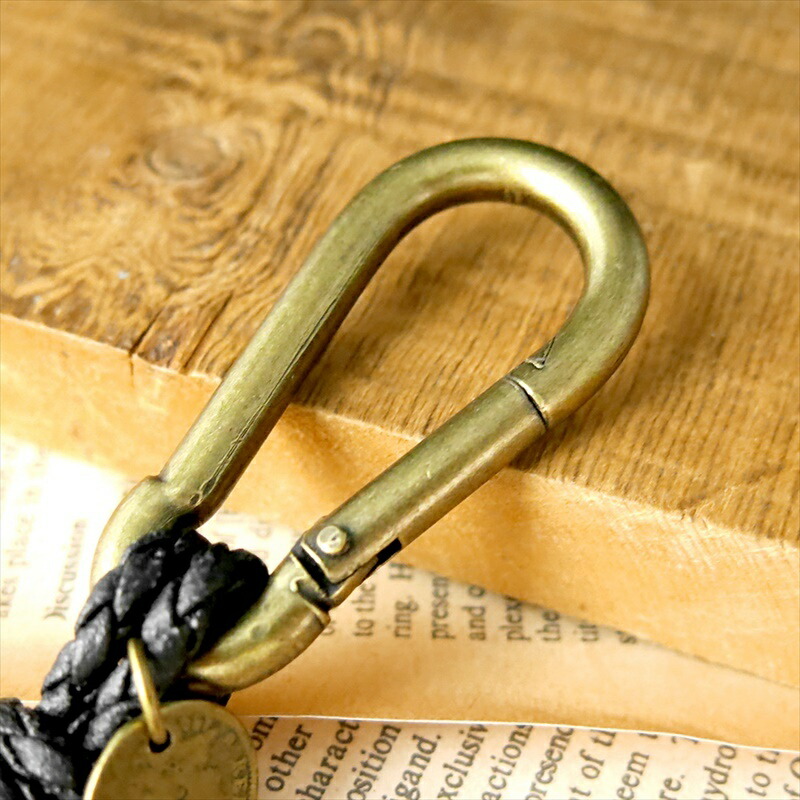 楽天市場】アンティーク カラビナキーホルダー キーリング カラビナ