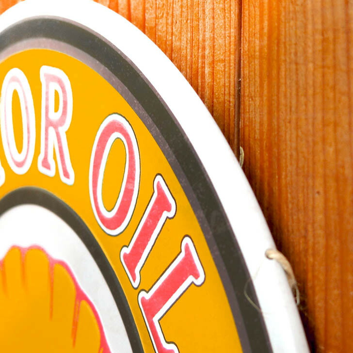 楽天市場】アメリカン雑貨 サインプレート ブリキ看板 丸 SHELL シェル