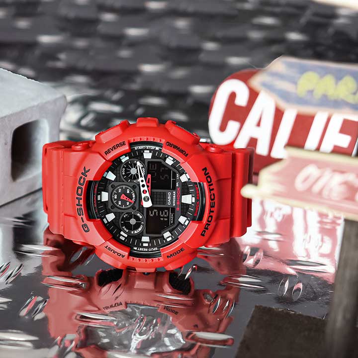 楽天市場】CASIO カシオ G-SHOCK Gショック ジーショック GA-100B-4