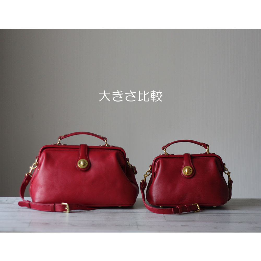 楽天市場】本革 ミニドクターバッグ リアルレザー ダレスバッグ 口枠