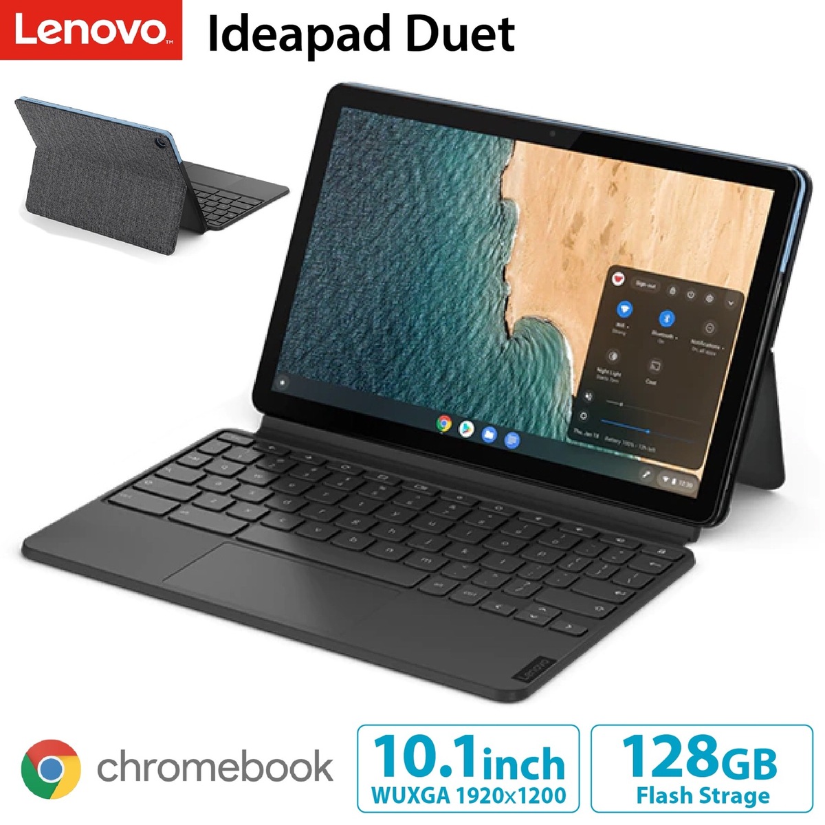 楽天市場】Lenovo Ideapad Duet Chromebook 128GB 日本語キーボード