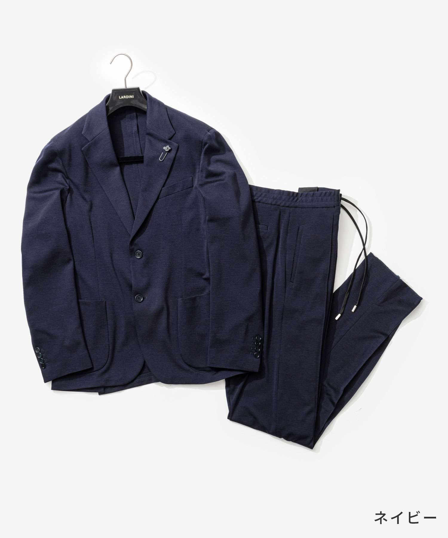 楽天市場】ラルディーニ LARDINI ウールジャージースーツ イージー