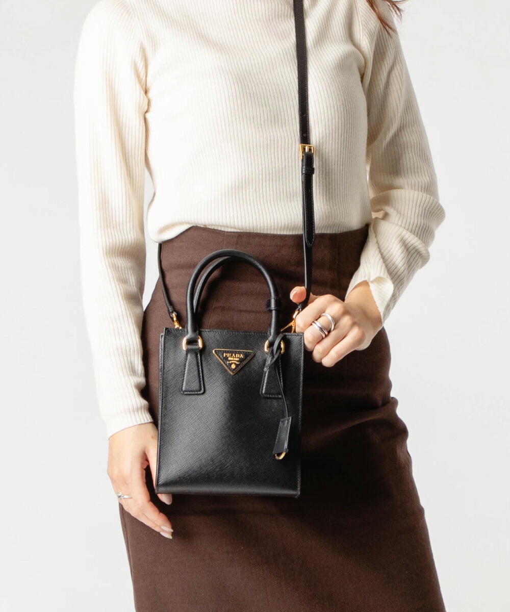 楽天市場】プラダ PRADA 1BA358 NZV ショルダーバッグ SAFFIANO MINI
