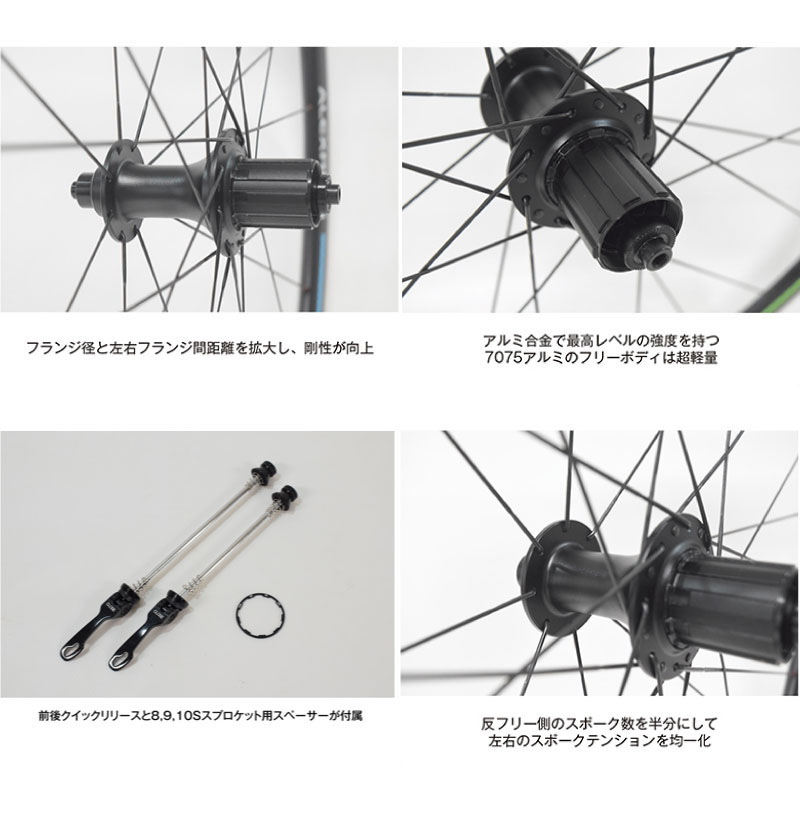 楽天市場】ALEXRIMS アレックスリム ROAD チューブレスレディホイール