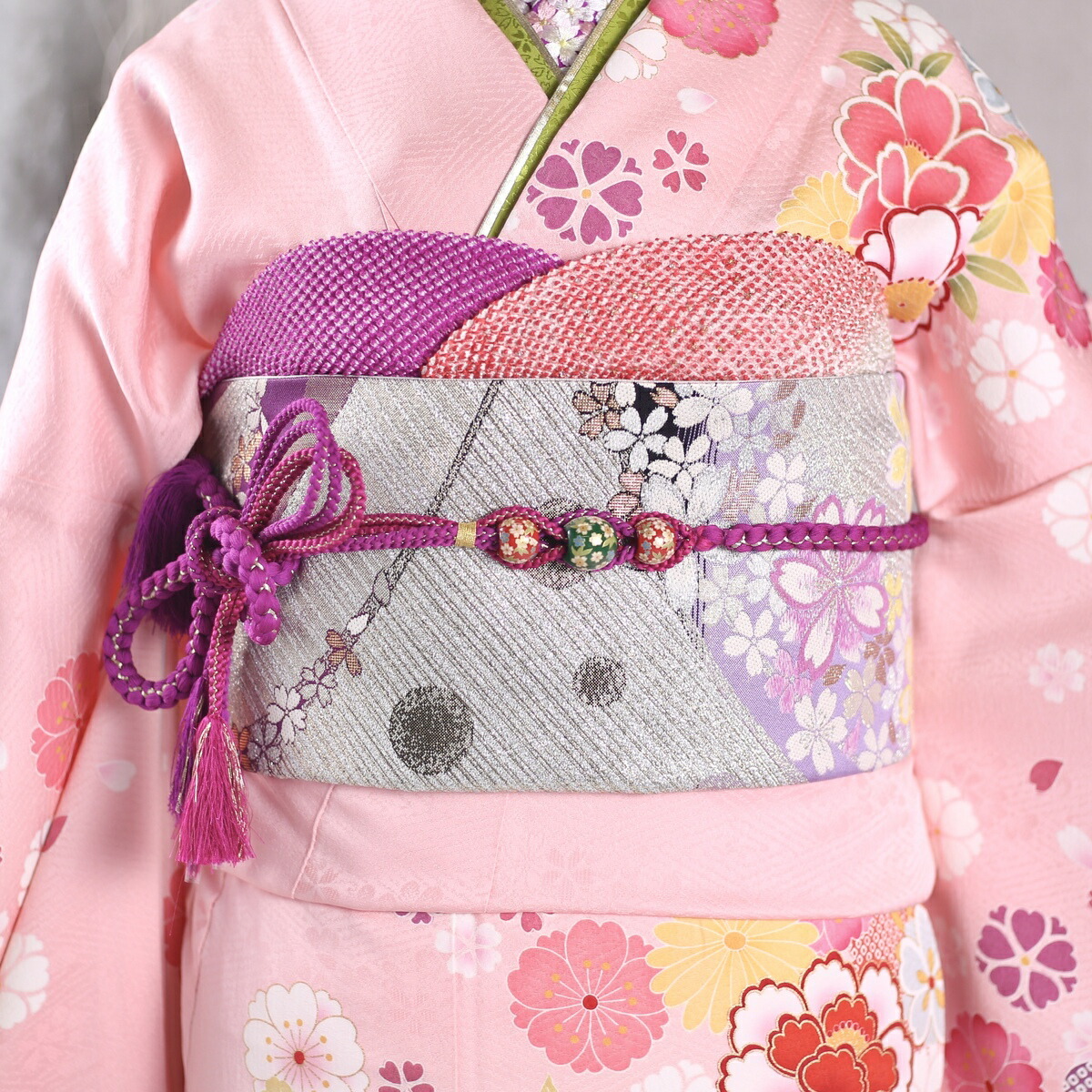 楽天市場】【中古】振袖 6点セット L〜LLサイズ 振袖セット 振袖フル