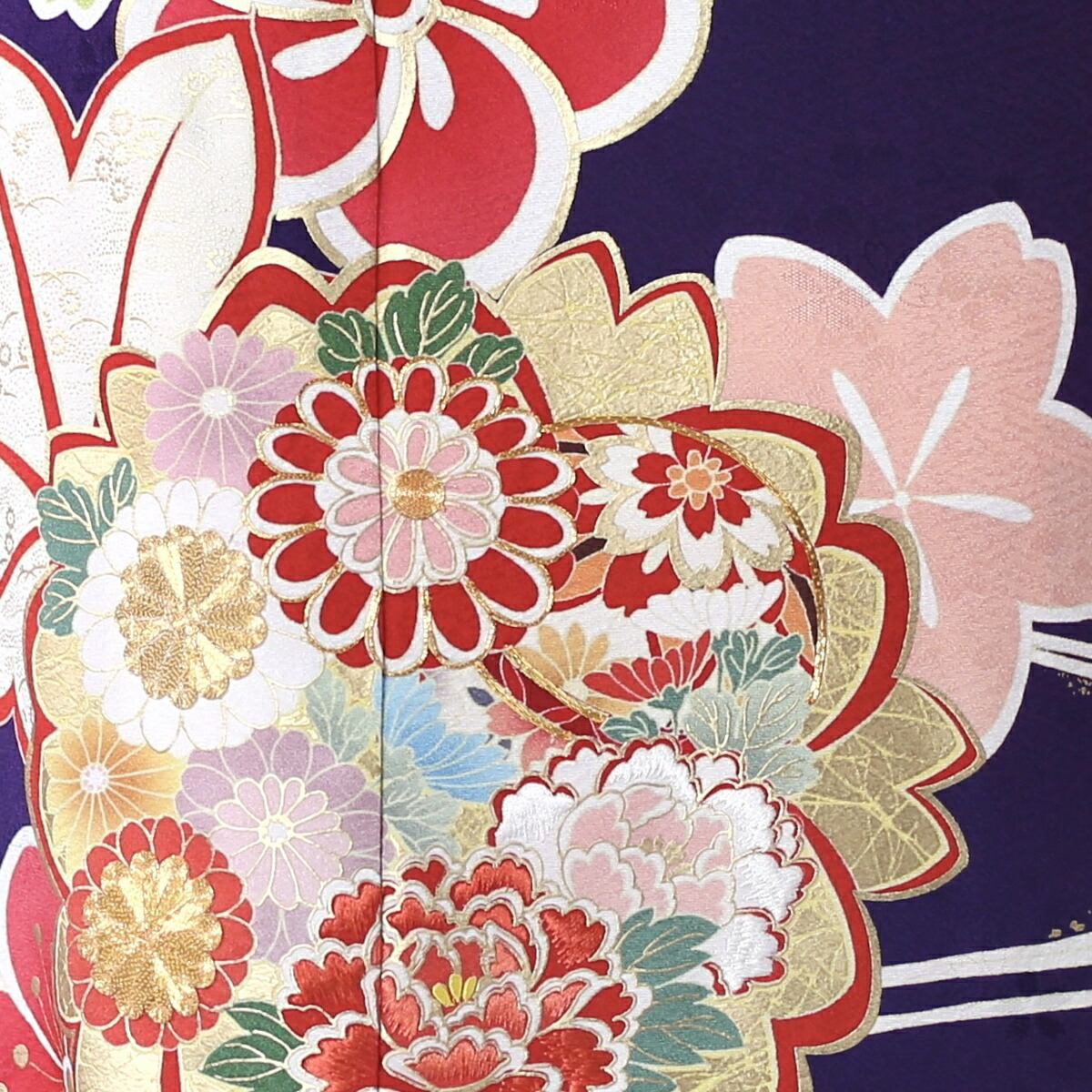 楽天市場】【中古】振袖 6点セット LLサイズ 振袖セット 振袖フル