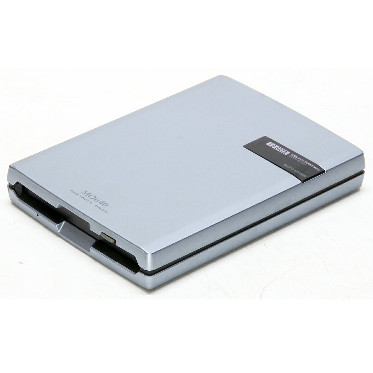 I・O DATA 製 MO 640 DRIVE（MOP2-U640P） (ケース付) + MOディスク