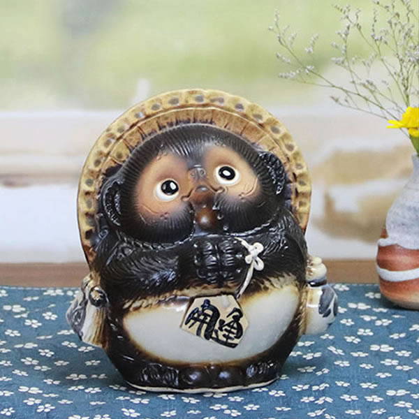 楽天市場】【38時間限定20%OFFクーポン配布中】信楽焼 5号お願い狸