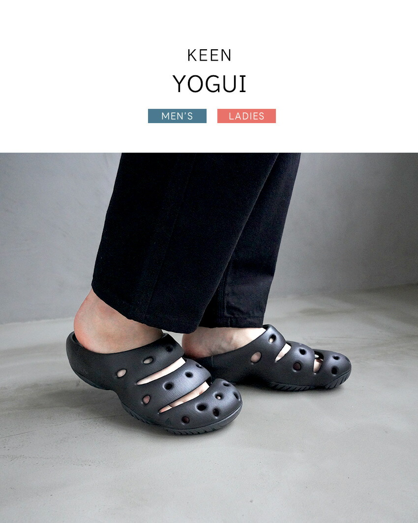 楽天市場】KEEN キーン ヨギ サンダル メンズ ブラック 黒 YOGUI