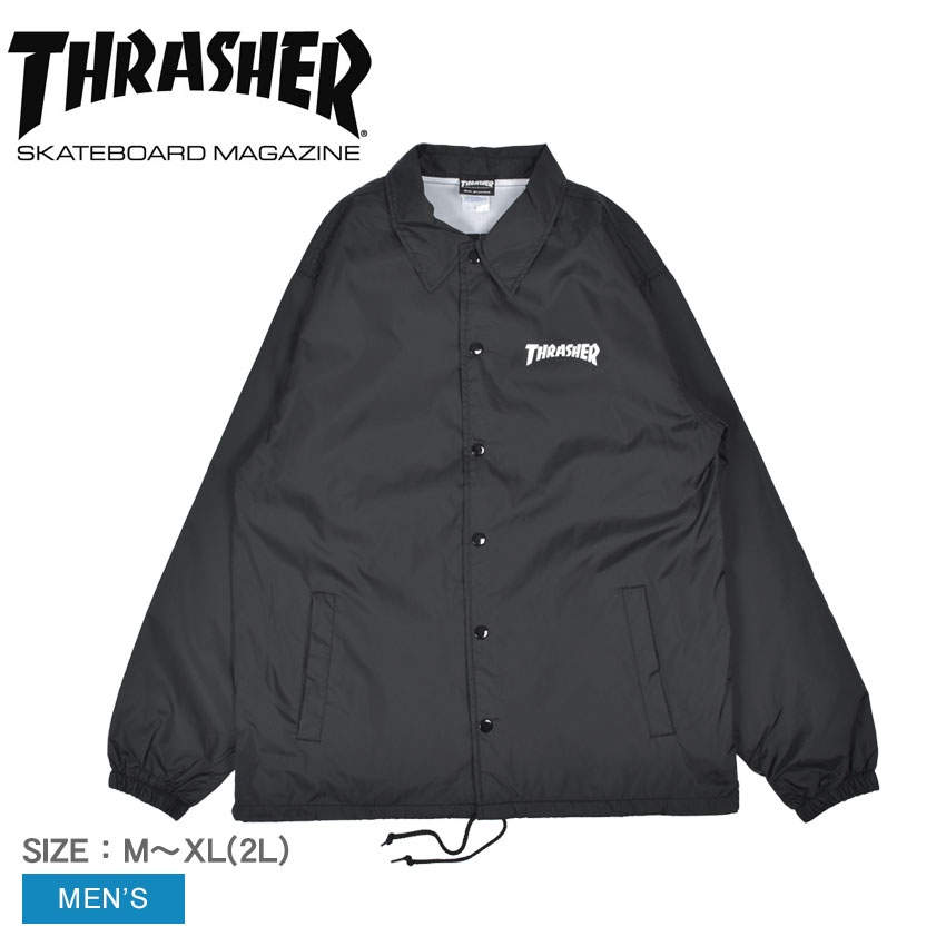楽天市場】スラッシャー コーチジャケット THRASHER マグコーチ