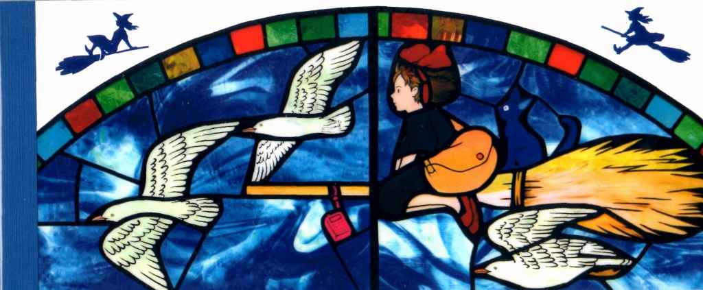 楽天市場】ジブリ美術館 ステンドグラス 一筆せん 「魔女の宅急便