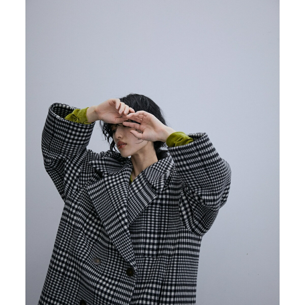 楽天市場】MANTECO ビッグラペルチェックコート／アダムエロペ（ADAM