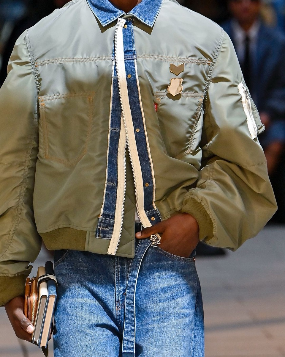 sacai x Levi's 2025年春夏コラボコレクションが国内5月28日に発売