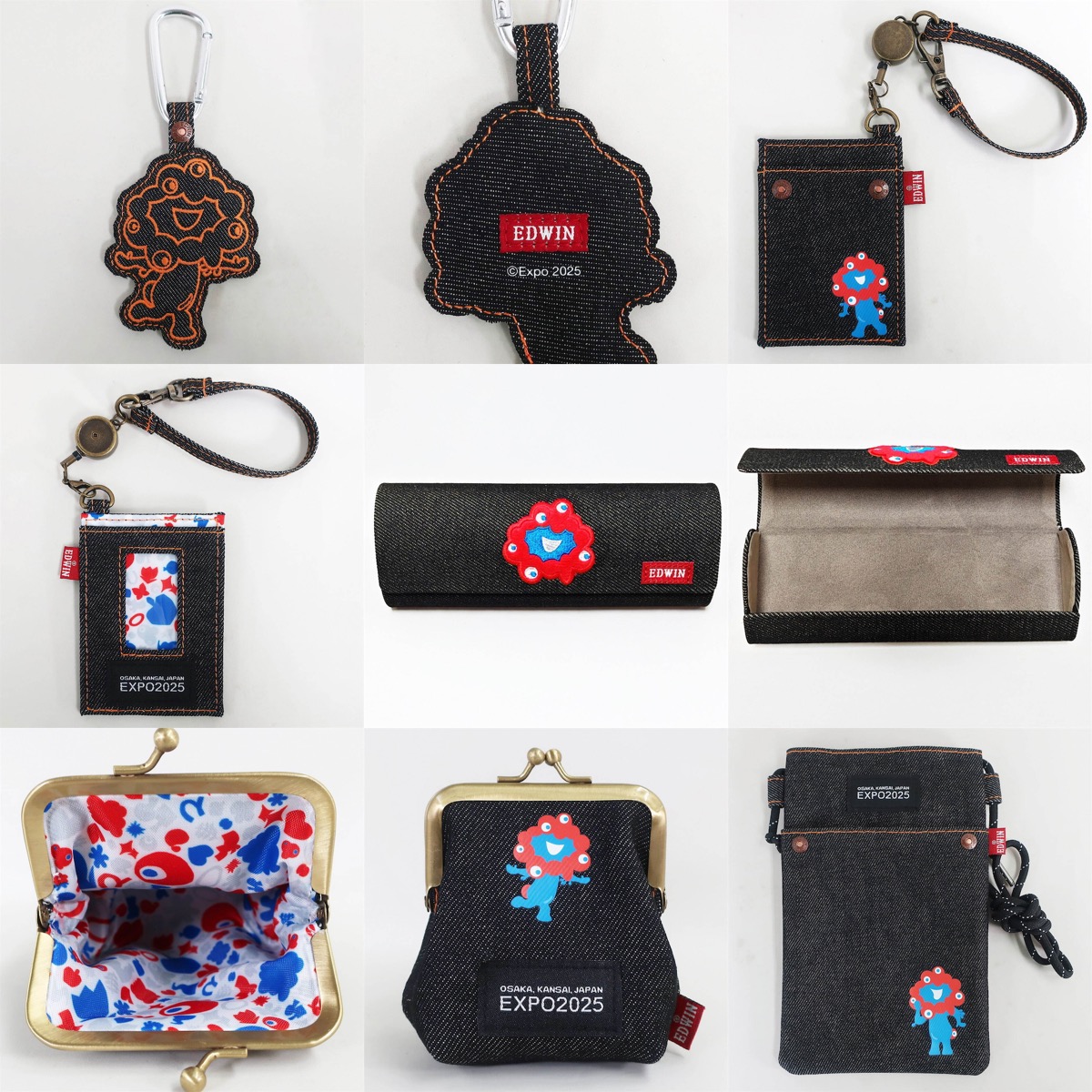 EDWIN x 大阪関西万博・ミャクミャク デニム素材のコラボアイテムが