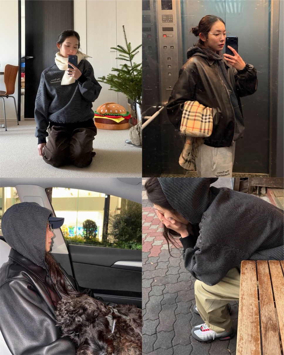 ENNOY『BORDER CREW NECK SWEAT & HOODIE』が国内11月24日より抽選発売