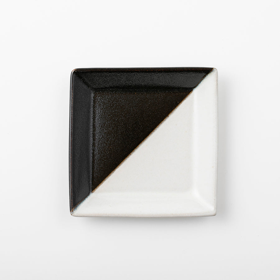 益子焼｜道祖土和田窯 Official Website】かけわけ 角皿200