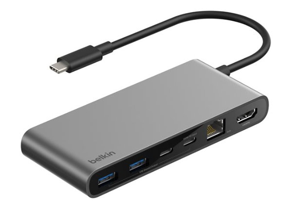 Belkin 8-Port USB-C Hub - 2xUSB-A, 2xUSB-C, 1xHDMI, 1xEthernet