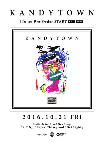 11月2日発売の1st full album『KANDYTOWN』より3曲をiTunes / Apple