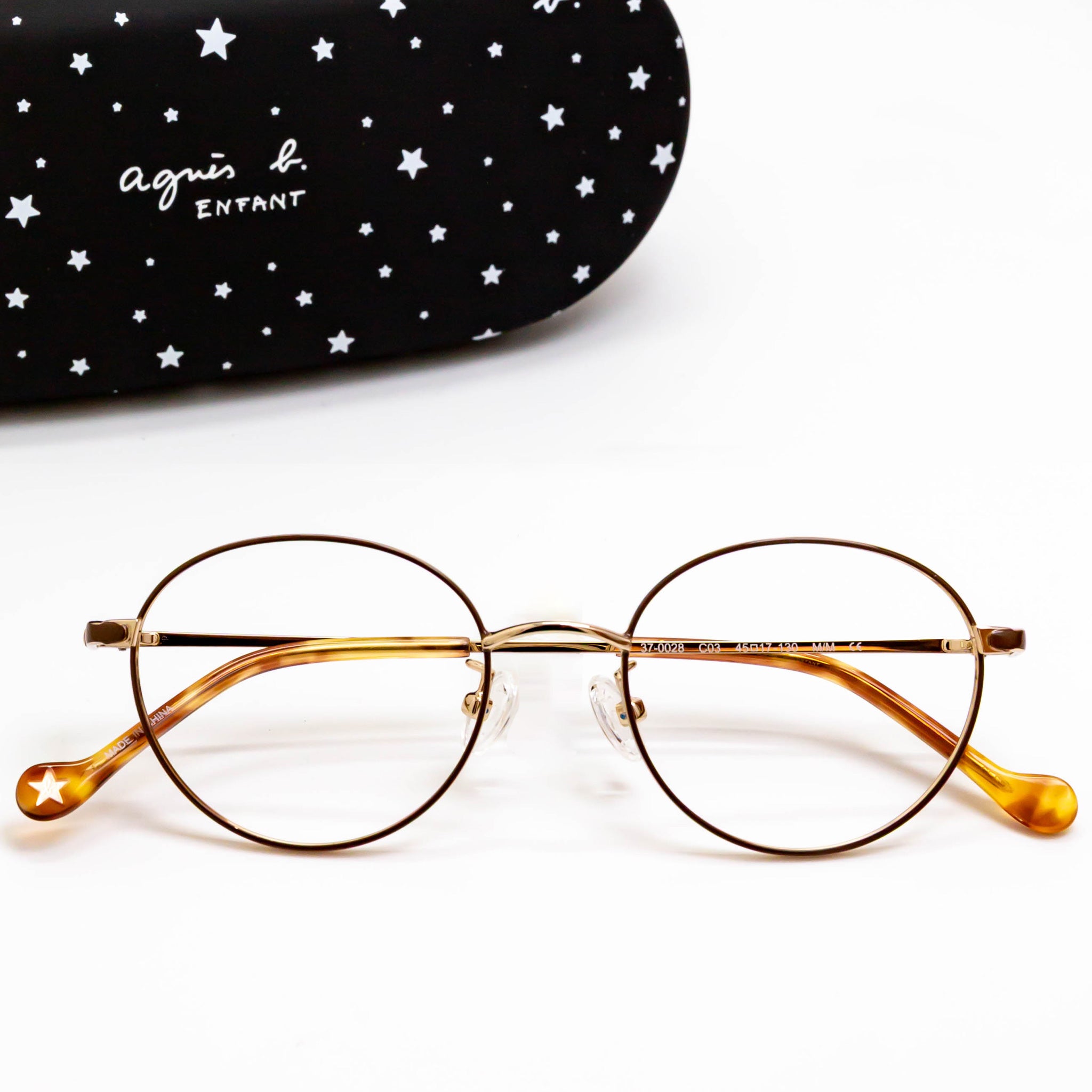 agnes b. - 37-0028-3 | メガネ通販のちゃんとメガネオンラインストア