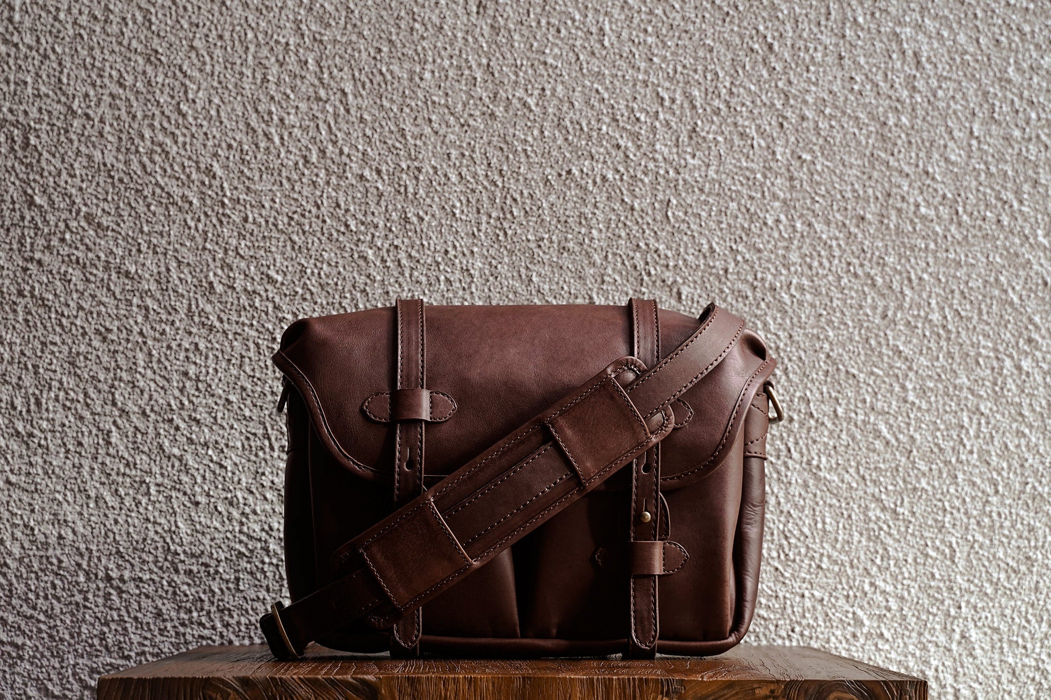 F.C. 13 Leather Messenger Bag | Field Bag | Fox | Monogrammed | Cravar