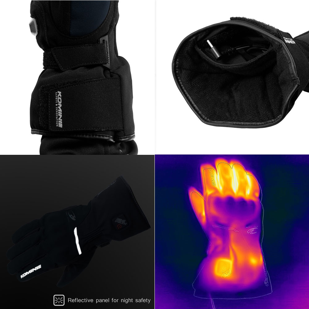 EK-217 プロテクトエレクトリックヒートグローブ - KOMINE | アンバー