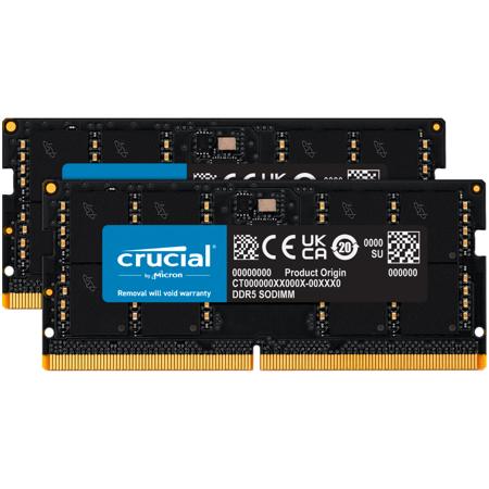 Crucial 32GB (2x16GB) DDR5 5600MHz CL46 SODIMM Memory Module - Adorama