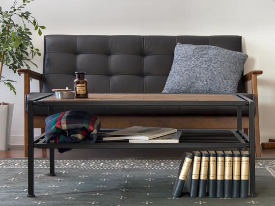 ヴィンテージ ウッド センターテーブル Zigt (ジグト) | 家具