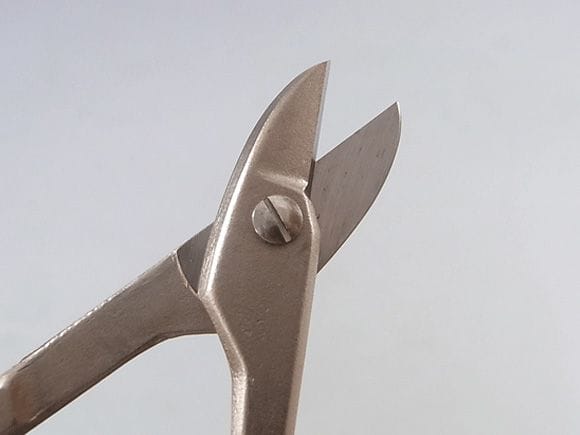 盆栽道具 白染針金切小鋏 (昌国作) 全長 115mm No.M8009 (7163)の販売