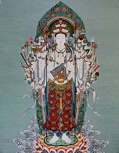 仏画ポスター 千手観音