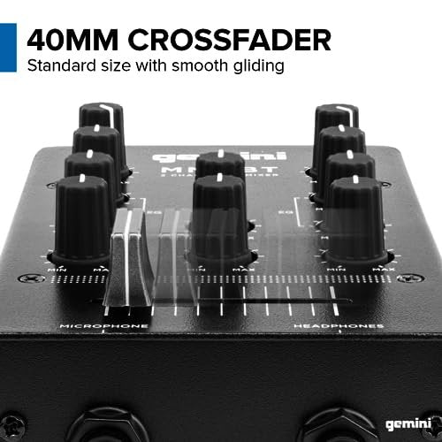 Pro DJ Audio Equip 2 Channel Bluetooth Studio MIDI Controller Mixers