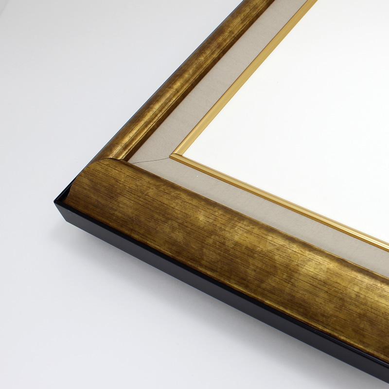 額縁販売.jp / 特別寸法出展仮額 CX-7 ウッドゴールド ライナー(47M