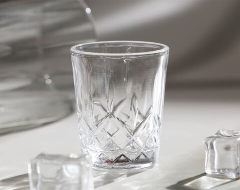 クラシックデザイン 5個入り ウイスキーグラス デキャンタセット