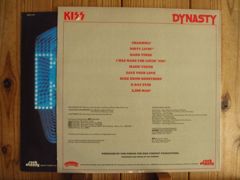 Kiss / Dynasty - Guitar Records