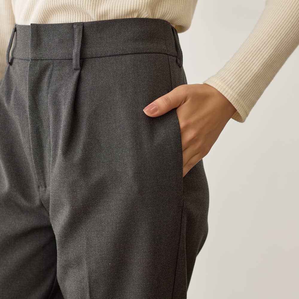 テーパード・裏起毛】ソフトタッチパンツ【SALE】 TZW71K :レディース