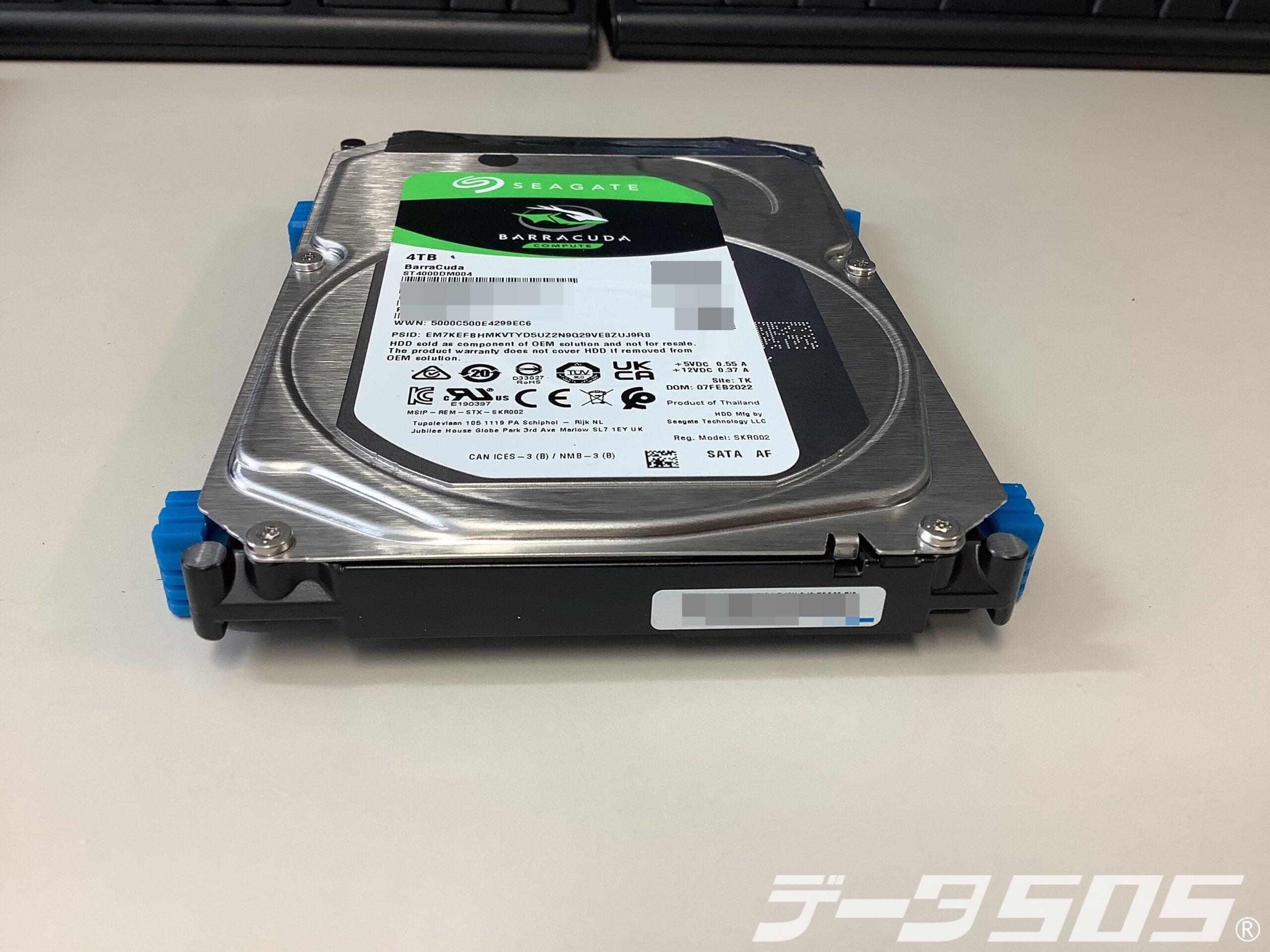 Seagate Expansion Desktop Drive SRD0NF2 SGD-MY040UBK 4TB 認識