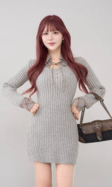 レイヤードライクニットミニワンピース – Darich (ダーリッチ)