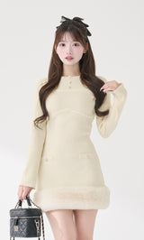 ビジューケープニットミニワンピース – Darich (ダーリッチ)