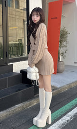 ハートオープンニットミニワンピース – Darich (ダーリッチ)