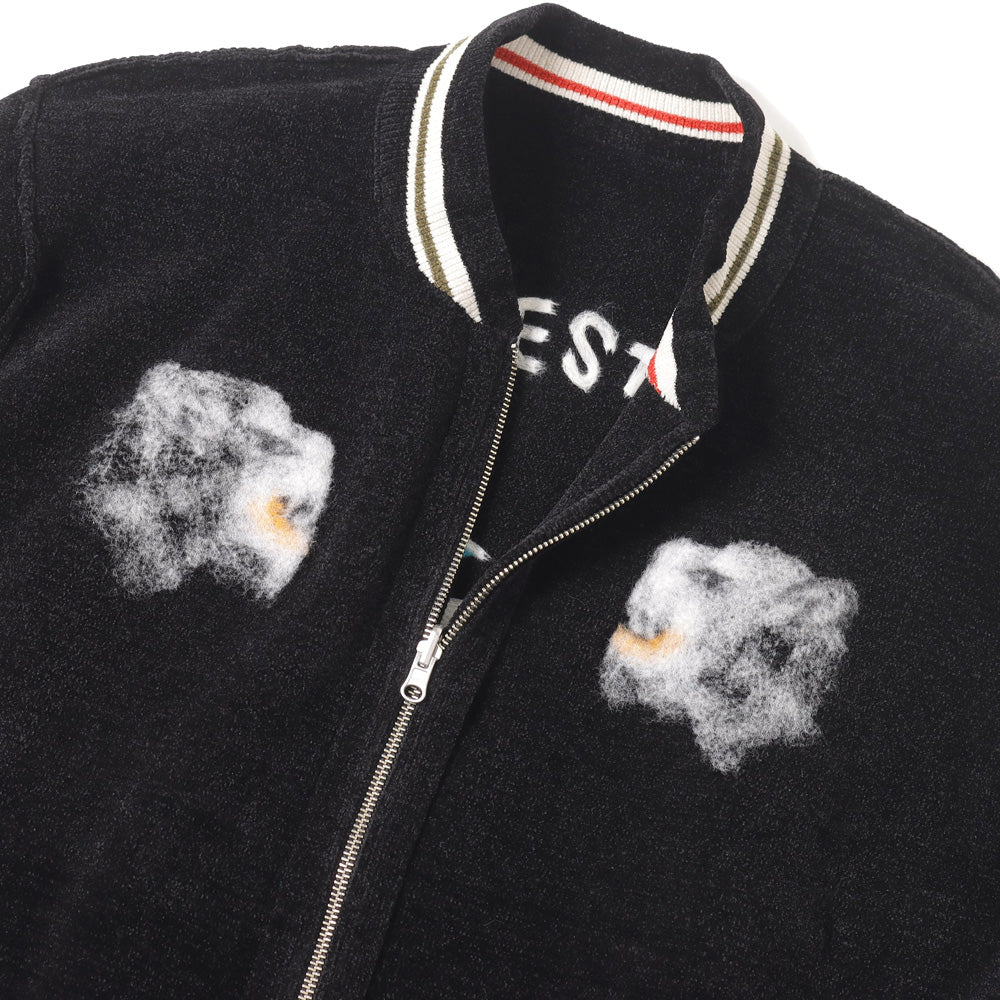 DAIRIKU(ダイリク)Needle Punch Rversible Ska Knit (24AW K-2