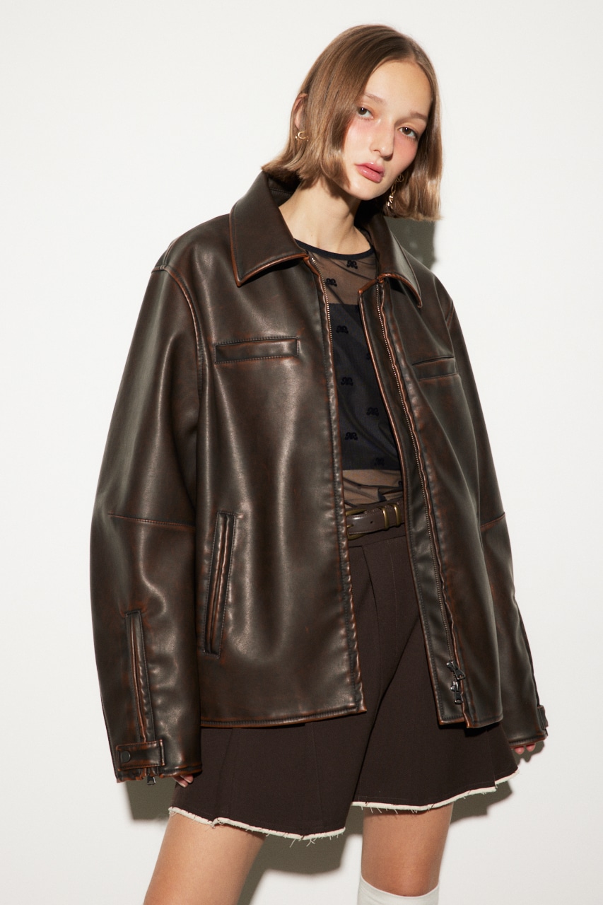 SLY | MICHIXSLY F／LEATHER ジャケット (ジャケット ) |SHEL'TTER