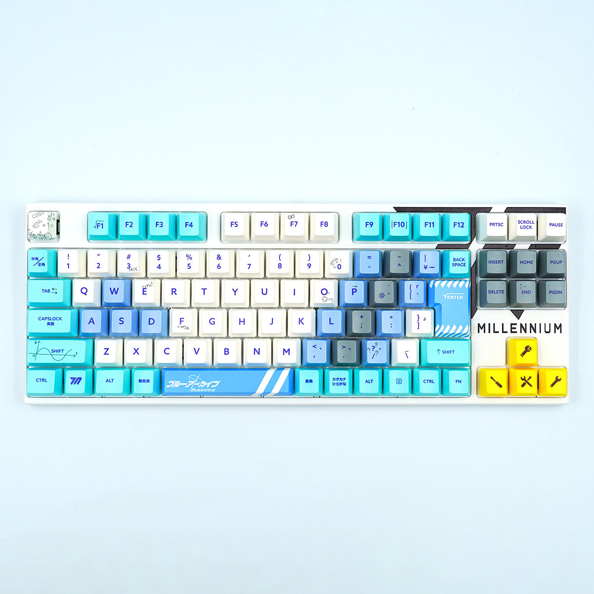 ふもコレ×ブルーアーカイブ キーボード ミレニアムサイエンススクール