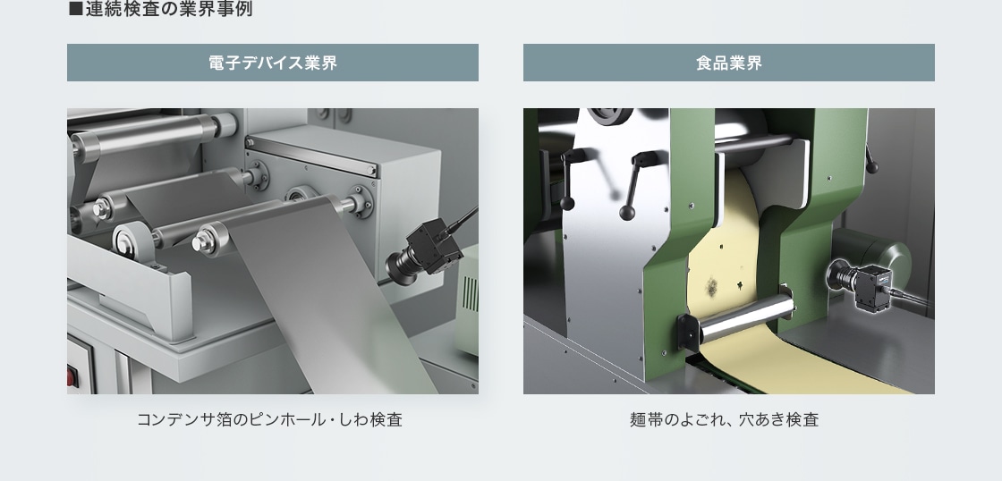 ラインスキャンカメラってなんだ？円柱形も、シートも、大きな板も連続