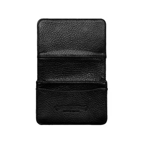 Chrome Hearts Scroll Leather Card Holder Black | Kenshi