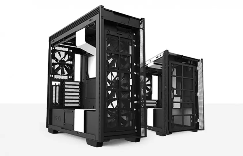 NZXT H510 Elite CA-H510E-B1 USB 3.1 RGB Temperli Cam Mat Siyah ATX